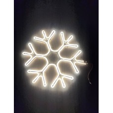 220 VOLT DIŞ MEKANA UYGUN 95X95 CM ÖLÇÜSÜNDE GÜNIŞIĞI RENK ÇİFT TARAFLI YILDIZ DEKOR NEON LED IŞIK 